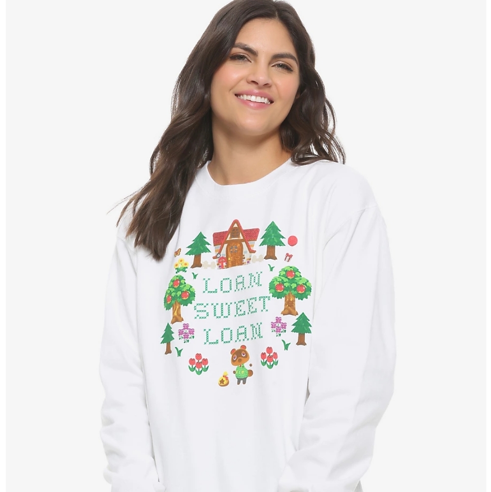 💓 adorable animal crossing sweatshirt !!